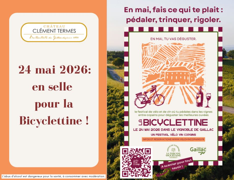 La Bicyclettine – 24 mai 2026 : une journée festive au cœur du vignoble